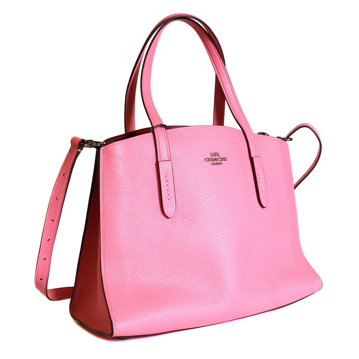 Lot 1507 A Coach pink shopper tote,
