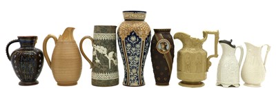 Lot 82 - A group of Doulton stoneware items