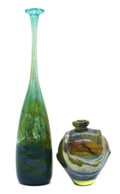 Lot 105 - A Mdina glass attenuated bottle vase