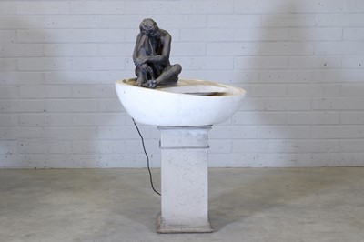 Lot 380 - A stone fountain