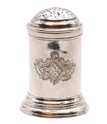 Lot 5 - A George III silver spice dredger