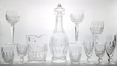 Lot 267 - A Waterford crystal glass 'Colleen' pattern suite