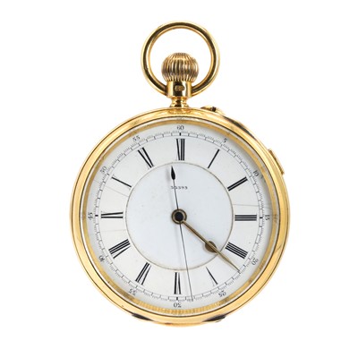 Lot 305 - An 18ct gold pocket watch, by WT Story