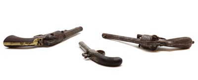 Lot 312 - A five-shot Navy percussion revolver
