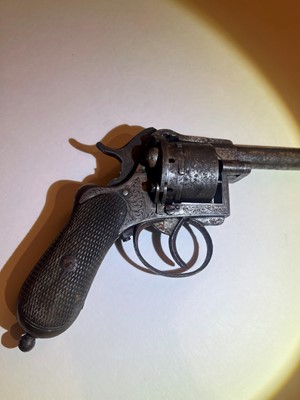 Lot 312 - A five-shot Navy percussion revolver