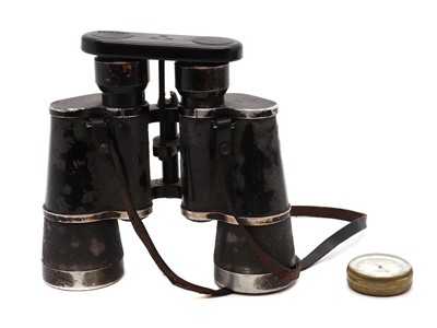 Lot 309 - A pair of Second World War Kriegsmarine Carl Zeiss U-Boat binoculars