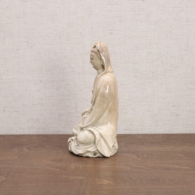 Lot 94 - A Chinese porcelain guanyin