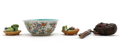 Lot 163 - A Chinese famille rose bowl