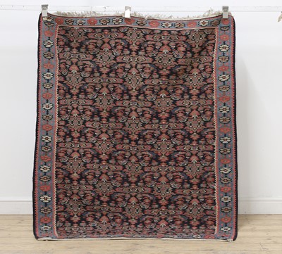 Lot 640 - A Senneh kilim rug