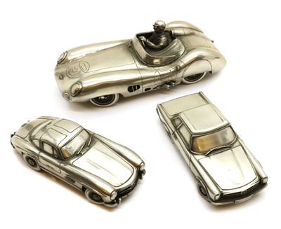 Lot 237 - A collection of Compulsion Gallery Pewter model cars