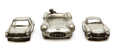 Lot 237 - A collection of Compulsion Gallery Pewter model cars