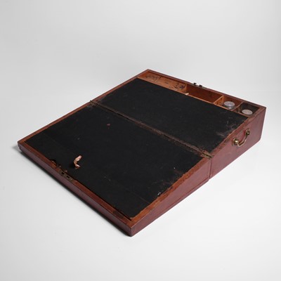 Lot 22 - An American cherrywood writing box