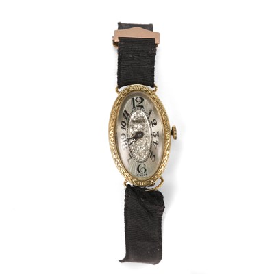 Lot 287 - An 18ct gold Madix ladies' mechanical wristwatch watch