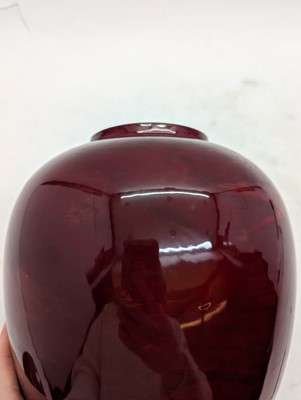 Lot 216 - A Bernard Moore flambe urn