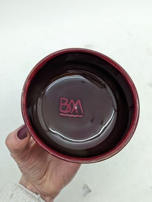 Lot 216 - A Bernard Moore flambe urn