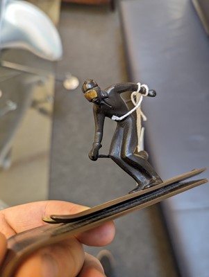 Lot 138 - An Austrian mixed metal figurine