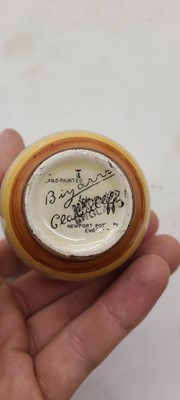 Lot 213 - A set of four Clarice Cliff miniature vases