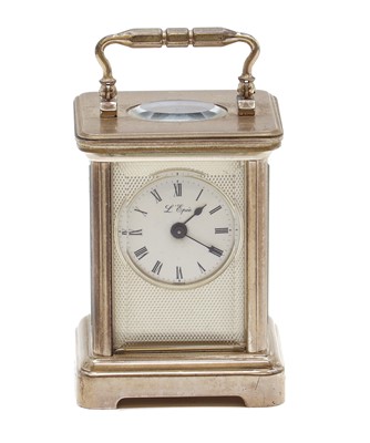Lot 278 - A French L'Epee silver timepiece