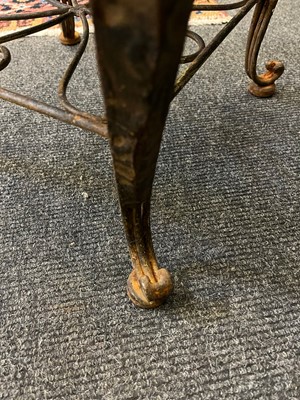 Lot 51 - A metal terrarium