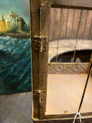 Lot 51 - A metal terrarium