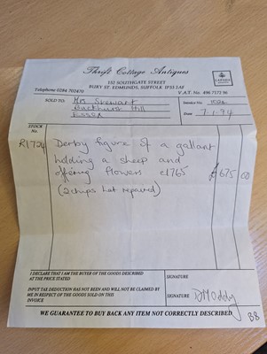 Lot 233 - A group of five Derby porcelain figures