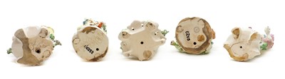 Lot 233 - A group of five Derby porcelain figures