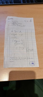 Lot 239 - A Bristol porcelain teapot