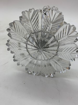 Lot 261 - A pair of Regency cut glass table lustres