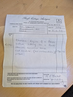 Lot 229 - A Chelsea porcelain figure