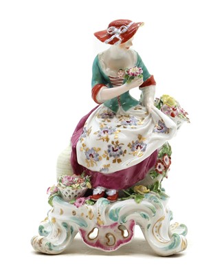Lot 229 - A Chelsea porcelain figure