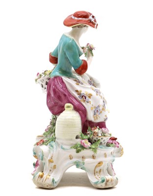 Lot 229 - A Chelsea porcelain figure