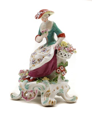 Lot 229 - A Chelsea porcelain figure