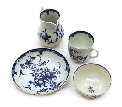 Lot 230 - A small group of Worcester blue and white porcelain
