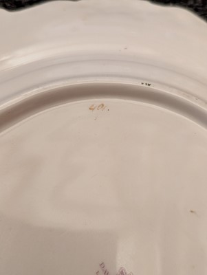 Lot 246 - A composed porcelain dessert service