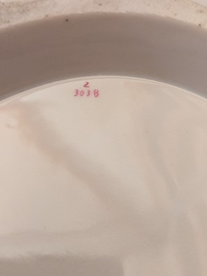 Lot 246 - A composed porcelain dessert service