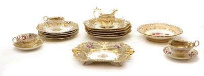 Lot 246 - A composed porcelain dessert service