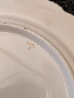 Lot 246 - A composed porcelain dessert service