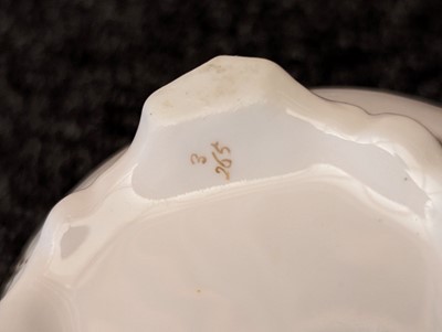 Lot 246 - A composed porcelain dessert service