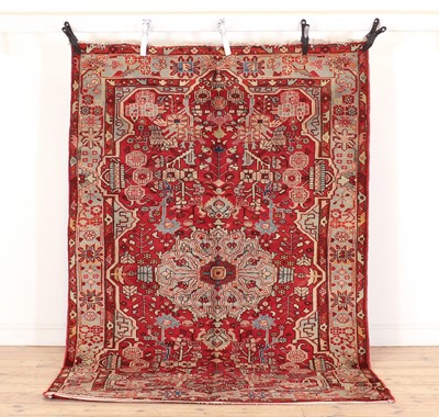 Lot 410 - A Heriz rug