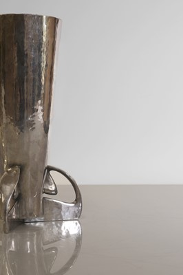 Lot 93 - A Tudric pewter vase