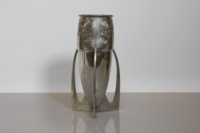 Lot 94 - A 'Tudric' pewter vase