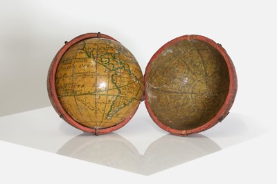 Lot 210 - A George III 2¾-inch pocket globe