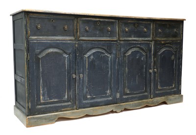 Lot 429 - A painted oak sideboard