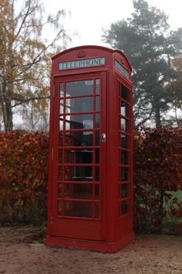 Lot 53 - A 'K6' red telephone box
