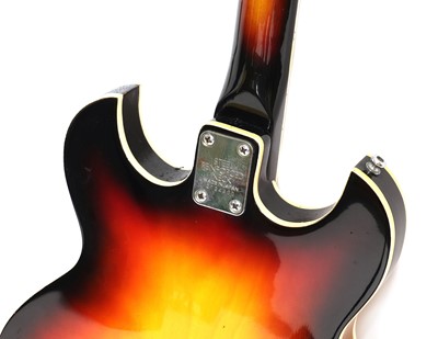 Lot 316 - A Japanese semi-acoustic electric guitar