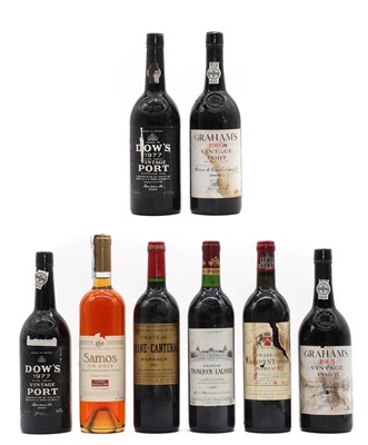 Lot 95A - A selection of Vintage Port and Wine