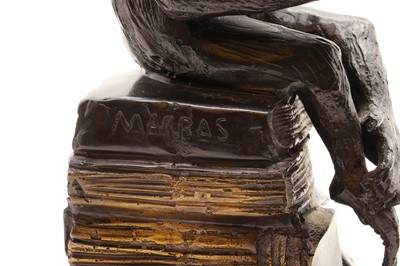 Lot 293 - A group of three bronze figures