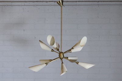 Lot 177 - A rare French mid-century ceiling light