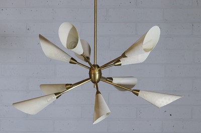 Lot 177 - A rare French mid-century ceiling light