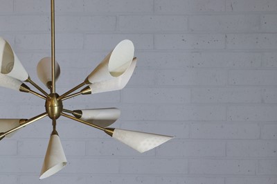 Lot 177 - A rare French mid-century ceiling light